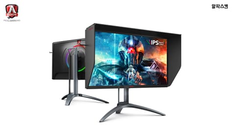 [출시] 알파스캔, 최강 스펙의 AGON 나노 IPS 27인치 QHD 게이밍 모니터 출시