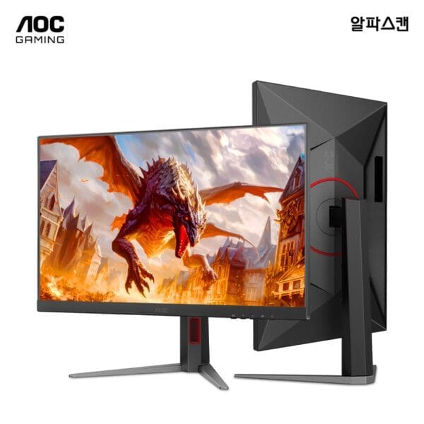 알파스캔, 초고속 응답속도 0.5ms 27인치 QHD 180Hz 게이밍 모니터 출시