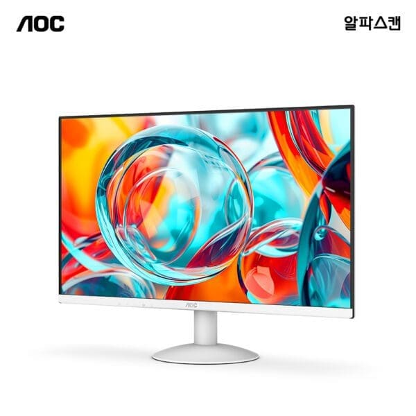 알파스캔 최초의 120Hz 지원 화이트 모니터 신제품 2종 출시