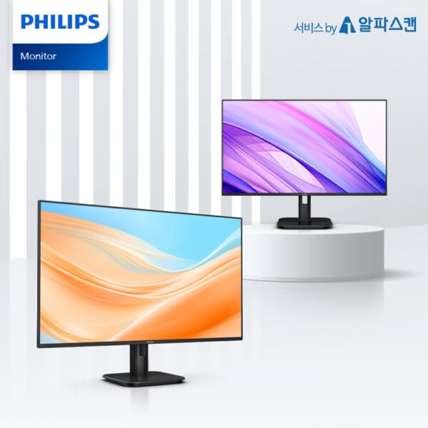 필립스, 100Hz 고주사율 4면 보더리스 IPS 모니터 신제품 2종 출시