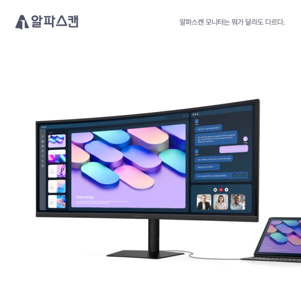 알파스캔, LG IPS Black 패널 적용한 38인치 C타입 모니터 최초 출시